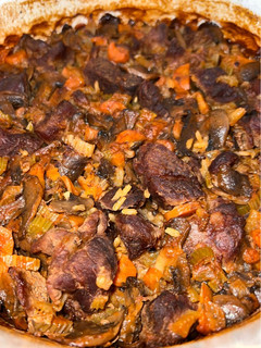 A picture of Lamb and rice stew.