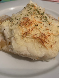 Una foto de Pasta integral con Salsa de coliflor