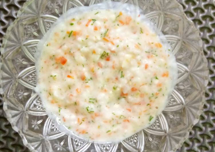 Resep Nasi tim saring vegan Anti Gagal