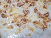 Una foto de frosting de coco