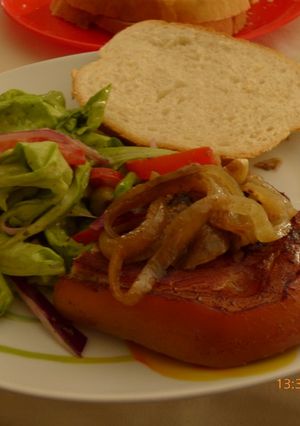 Kemencében sült malaccomb a szomszédból recept fotója