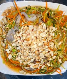 nộm sứa chua cay