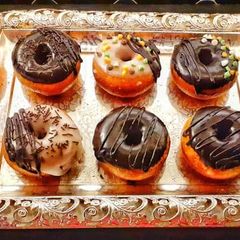 Chocolate Donuts 🍩🍩🍩 A picture of Chocolate Donuts 🍩🍩🍩.