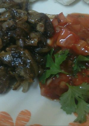 A picture of Stir fry beef.