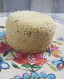Pancito con harina de almendras y avena en microondas