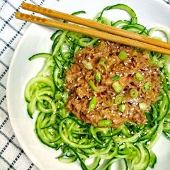 A picture of Refreshing Cucumber Sesame Noodles.