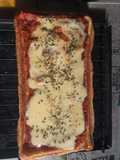Pizza individual en grill eléctrico