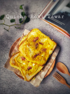 Foto resep Quiche Roti Tawar Panggang (dengan fried pan)