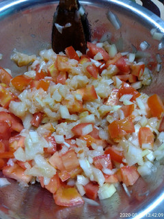 Una foto de Ensalada de bacalao"esqueixada"