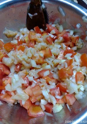 Una foto de Ensalada de bacalao"esqueixada"