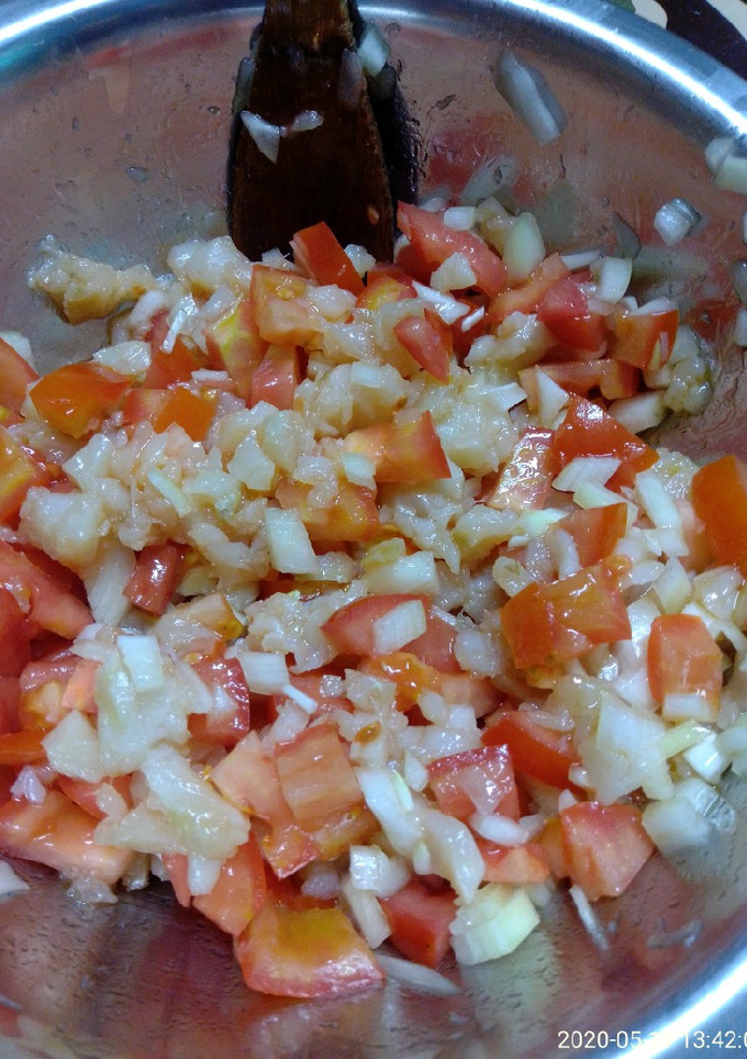 Una foto de Ensalada de bacalao"esqueixada"