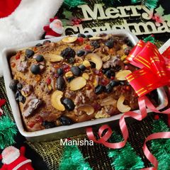 A picture of Christmas Plum Cake 🎂.