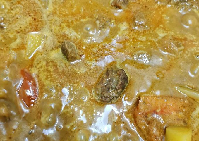Gulai Daging Kerutub