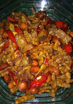 Foto resep Kering tempe kacang