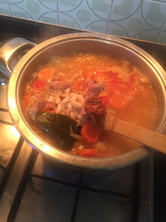 Una foto de Fabada a mi estilo