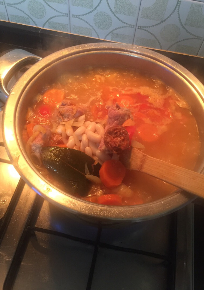 Una foto de Fabada a mi estilo