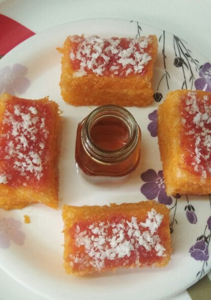 இன்ஸ்டன்ட் பிரட் ஹனி கேக் (Instant bread honeycake recipe in tam செய்முறை முக்கிய புகைப்படம்