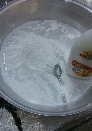 عکسی از دستور نشاسته گندم خونگی
