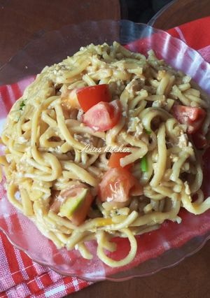 Foto resep Mie Panjang Umur Telur