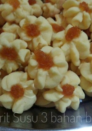 Foto resep #day 23, Semprit Susu 3 bahan
