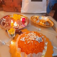 Ladoo cake A picture of Ladoo cake.