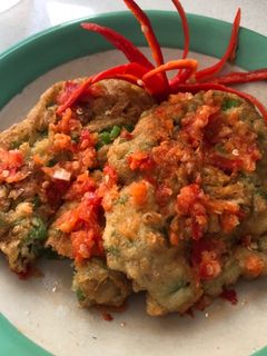Foto resep Telur Dadar Kacang Panjang Sambal Bawang