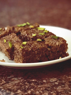 صورة لوصفة بسبوسة الشوكولا 🍫