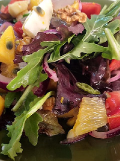 Una foto de Ensalada con aloe vera / sábila