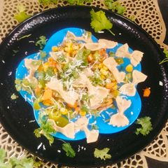 A picture of Farfalle pasta 🍝 (Butterfly pasta 🍝).
