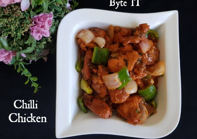 Steps to Prepare Quick Chilli chicken