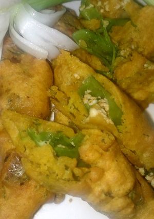 A picture of फ्रेंचबीन पनीर पकोड़ा.