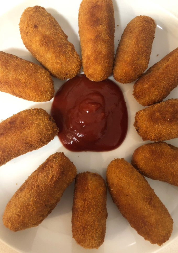 Una foto de Croquetas de pollo facilísimas