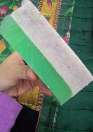 Foto resep puding pandan kacang merah
