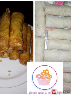 A picture of Spring rolls.