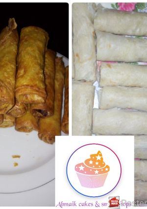 A picture of Spring rolls.