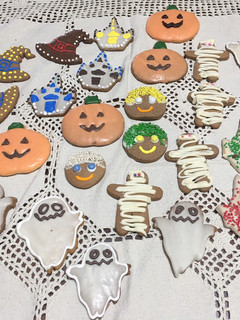 Una foto de Galletitas de Halloween de chocolate