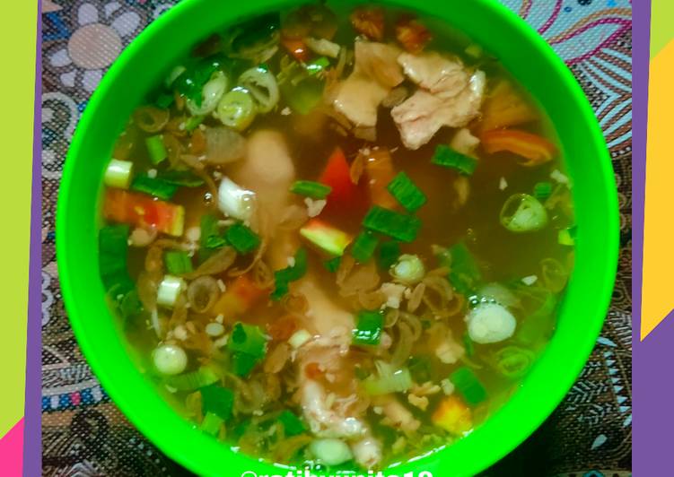 Sop ayam segar