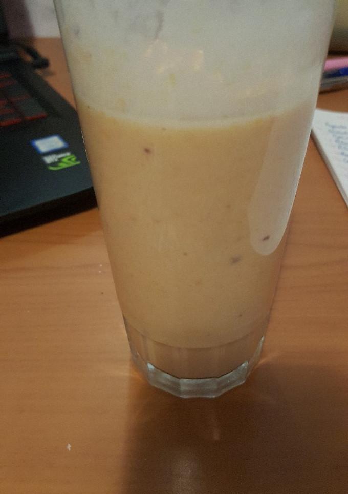 Una foto de Batido de melocotón