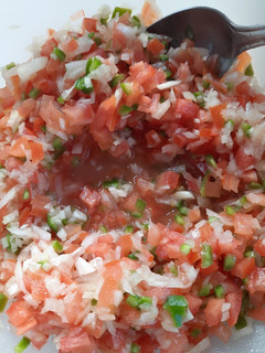 Una foto de Salsa criolla