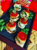 Mini seekh kabab buns