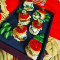 A picture of Mini seekh kabab buns.