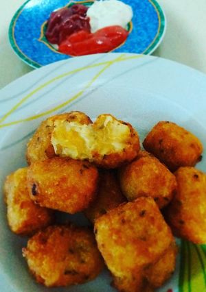 Foto resep Kentang Tater Tots isi keju meleleh