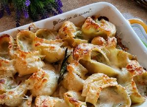 Foto di Conchiglioni Asparagi e Speck