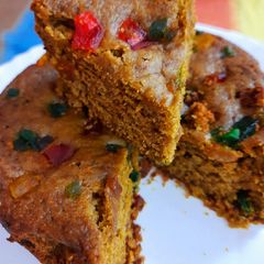 A picture of Whole Wheat Jaggery Cake.