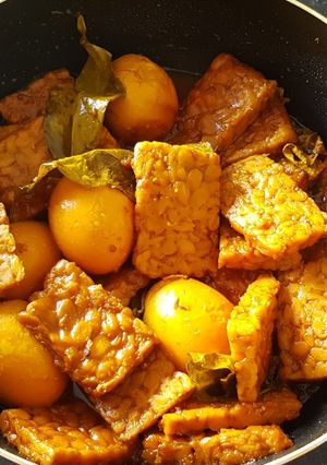 Foto resep Tempe & Telor Bacem