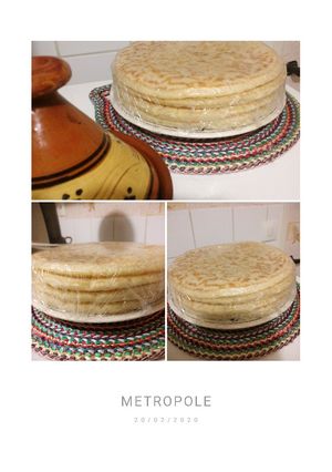 Une photo de MKHANFAR pancake du Maghreb