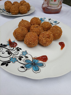 Sweet potato croquettes ainihin hoton girkin