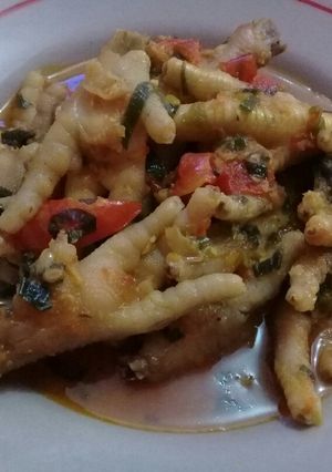 Foto resep Baladoo ceker ayam