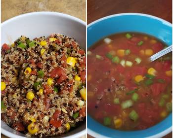 Without Fail Cooking Recipe Mexican quinoa bowl or soup Practical Delicious
