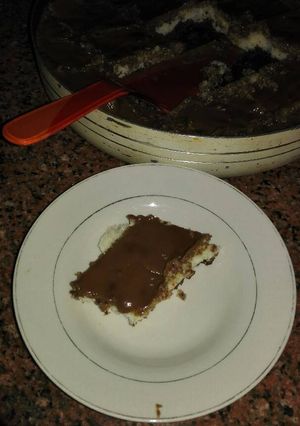صورة لوصفة كيكة الباونتي